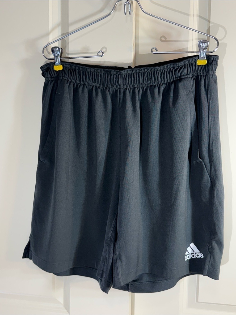adidas Aeroready Men’s Gray Athletic Shorts with Logo XL